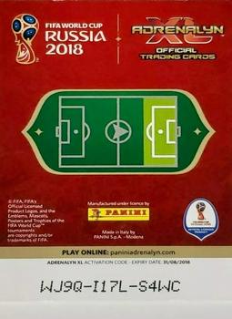 2018 Panini Adrenalyn XL FIFA World Cup 2018 Russia  - Limited Editions #LE-GJ Gabriel Jesus Back