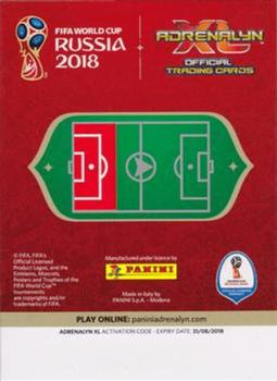 2018 Panini Adrenalyn XL FIFA World Cup 2018 Russia  - Limited Editions #LE-GS Gylfi Sigurdsson Back