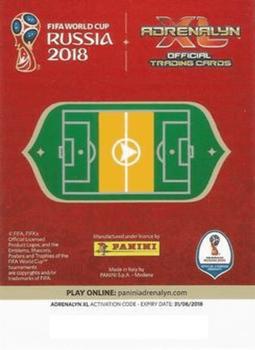 2018 Panini Adrenalyn XL World Cup - Limited Editions #LE-GU Andres Guardado Back