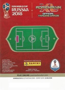 2018 Panini Adrenalyn XL FIFA World Cup 2018 Russia  - Limited Editions #LE-HH Hannes Halldorsson Back