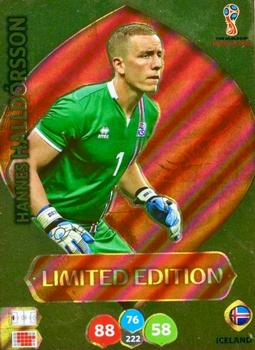 2018 Panini Adrenalyn XL FIFA World Cup 2018 Russia  - Limited Editions #LE-HH Hannes Halldorsson Front