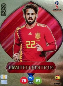 2018 Panini Adrenalyn XL FIFA World Cup 2018 Russia  - Limited Editions #LE-IS Isco Front