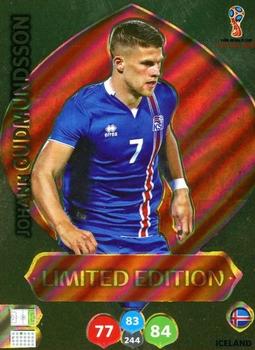 2018 Panini Adrenalyn XL FIFA World Cup 2018 Russia  - Limited Editions #LE-JGU Johann Gudmundsson Front