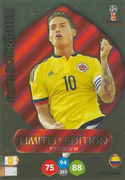 2018 Panini Adrenalyn XL FIFA World Cup 2018 Russia  - Limited Editions #LE-JR James Rodriguez Front