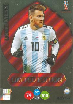 2018 Panini Adrenalyn XL FIFA World Cup 2018 Russia  - Limited Editions #LE-LM Lionel Messi Front