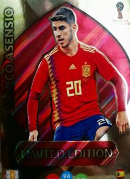 2018 Panini Adrenalyn XL FIFA World Cup 2018 Russia  - Limited Editions #LE-MAS Marco Asensio Front