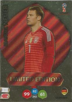 2018 Panini Adrenalyn XL FIFA World Cup 2018 Russia  - Limited Editions #LE-MN Manuel Neuer Front