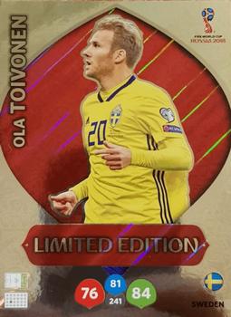 2018 Panini Adrenalyn XL FIFA World Cup 2018 Russia  - Limited Editions #LE-OT Ola Toivonen Front