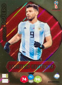 2018 Panini Adrenalyn XL FIFA World Cup 2018 Russia  - Limited Editions #LE-SA Sergio Aguero Front