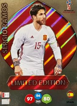 2018 Panini Adrenalyn XL FIFA World Cup 2018 Russia  - Limited Editions #LE-SR Sergio Ramos Front