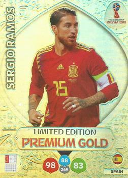 2018 Panini Adrenalyn XL FIFA World Cup 2018 Russia  - Limited Editions #LE-SRA Sergio Ramos Front