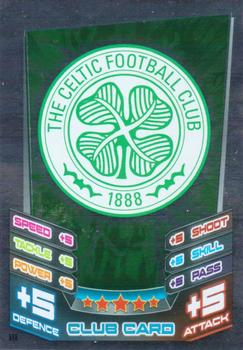 2012-13 Topps Match Attax Scottish Premier League #19 Celtic Club Badge Front