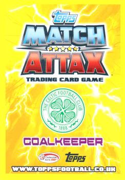 2012-13 Topps Match Attax Scottish Premier League #21 Fraser Forster Back