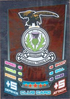 2012-13 Topps Match Attax Scottish Premier League #109 Inverness CT Club Badge Front