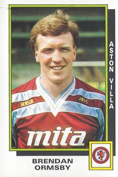 1985-86 Panini Football 86 (UK) #29 Brendan Ormsby Front