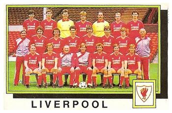 1985-86 Panini Football 86 (UK) #134 Team Group Front
