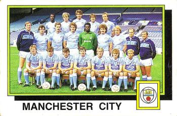 1985-86 Panini Football 86 (UK) #166 Team Group Front