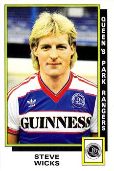 1985-86 Panini Football 86 (UK) #253 Steve Wicks Front