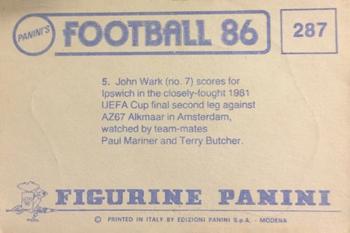 1985-86 Panini Football 86 (UK) #287 Paul Mariner Back
