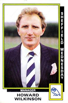 1985-86 Panini Football 86 (UK) #294 Howard Wilkinson Front