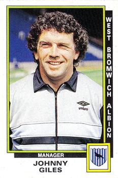 1985-86 Panini Football 86 (UK) #358 Johnny Giles Front