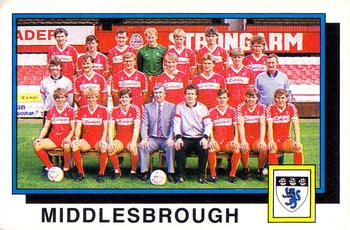 1985-86 Panini Football 86 (UK) #420 Team Group Front