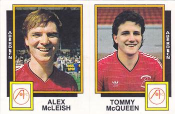 1985-86 Panini Football 86 (UK) #456 Alex McLeish / Tommy McQueen Front