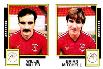 1985-86 Panini Football 86 (UK) #457 Willie Miller / Brian Mitchell Front