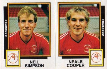 1985-86 Panini Football 86 (UK) #458 Neil Simpson / Neale Cooper Front