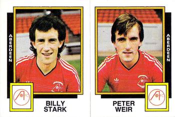 1985-86 Panini Football 86 (UK) #460 Billy Stark / Peter Weir Front