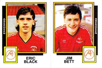 1985-86 Panini Football 86 (UK) #461 Eric Black / Jim Bett Front
