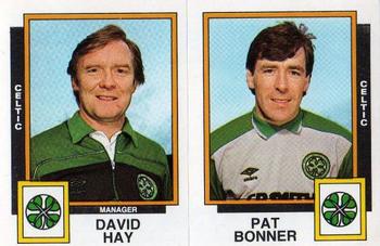 1985-86 Panini Football 86 (UK) #464 David Hay / Pat Bonner Front