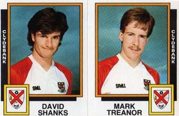 1985-86 Panini Football 86 (UK) #478 David Shanks / Mark Treanor Front