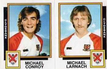 1985-86 Panini Football 86 (UK) #479 Michael Conroy / Michael Larnach Front
