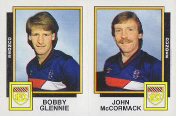 1985-86 Panini Football 86 (UK) #483 Bobby Glennie / John McCormack Front