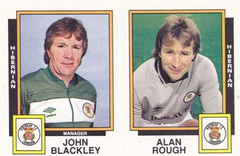 1985-86 Panini Football 86 (UK) #509 John Blackley / Alan Rough Front