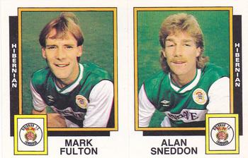 1985-86 Panini Football 86 (UK) #510 Mark Fulton / Alan Sneddon Front