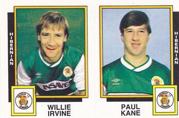 1985-86 Panini Football 86 (UK) #514 Willie Irvine / Paul Kane Front