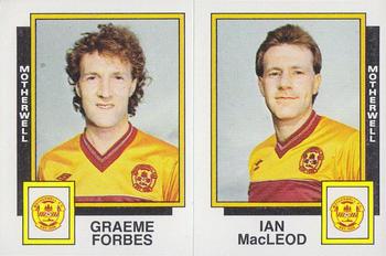 1985-86 Panini Football 86 (UK) #520 Graeme Forbes / Ian MacLeod Front