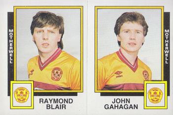 1985-86 Panini Football 86 (UK) #523 Raymond Blair / John Gahagan Front