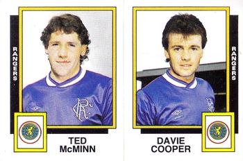 1985-86 Panini Football 86 (UK) #532 Ted McMinn / Davie Cooper Front