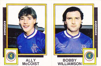 1985-86 Panini Football 86 (UK) #533 Ally McCoist / Bobby Williamson Front