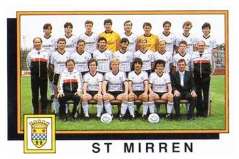 1985-86 Panini Football 86 (UK) #534 St. Mirren Team Group Front