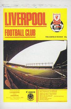 1985-86 Panini Football 86 (UK) #551 Programme Cover Front