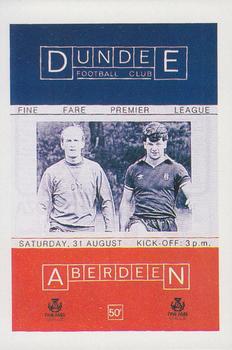 1985-86 Panini Football 86 (UK) #568 Dundee Programme Front