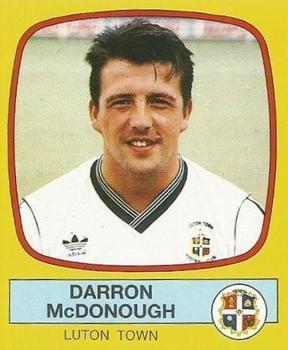 1987-88 Panini Football 88 (UK) #123 Darron McDonough Front