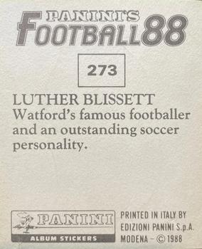 1987-88 Panini Football 88 (UK) #273 Luther Blissett Back