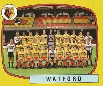 1987-88 Panini Football 88 (UK) #336 Team Group Front
