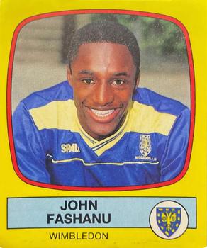 1987-88 Panini Football 88 (UK) #371 John Fashanu Front