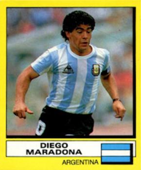 1987-88 Panini Football 88 (UK) #383 Diego Maradona Front